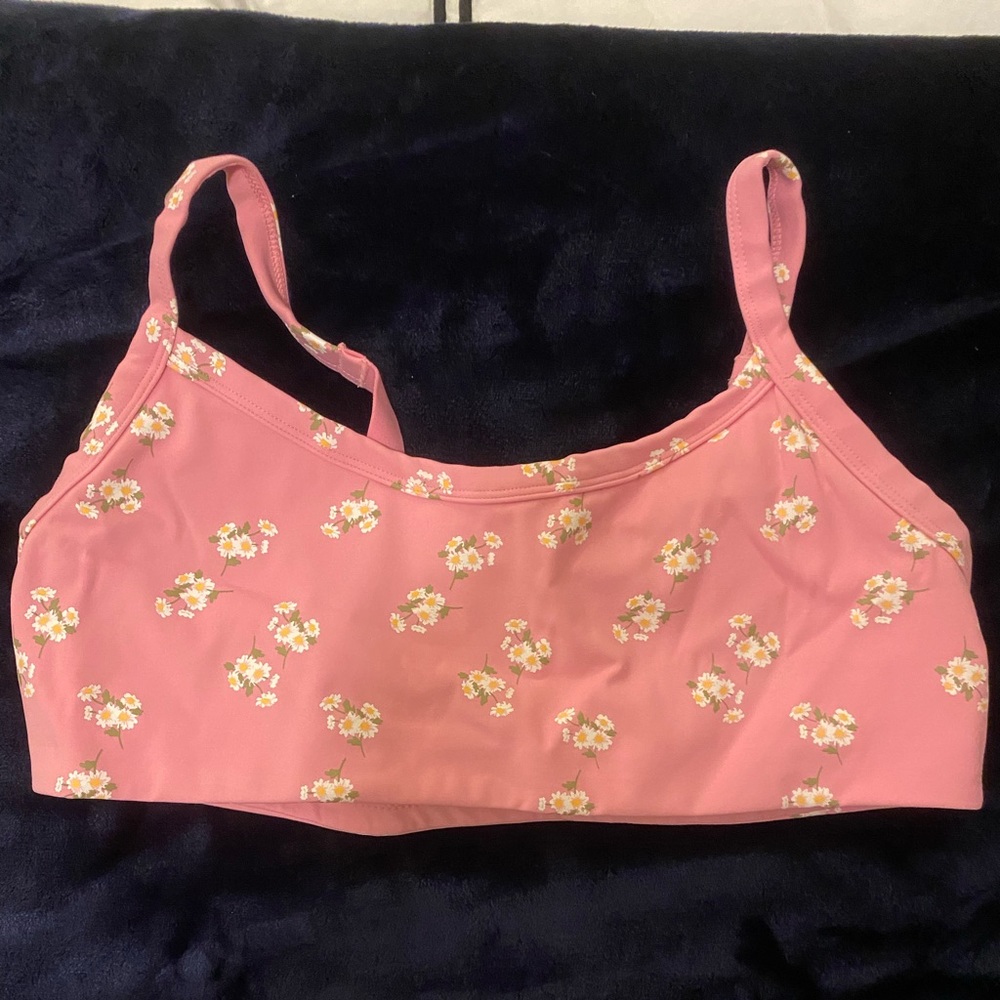 Aerie pink sports bra.